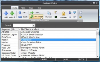 скриншот AutoLogonWindow