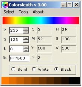 скриншот Colorsleuth