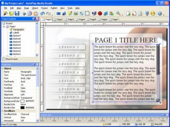 скриншот AutoPlay Media Studio