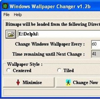 скриншот Windows Wallpaper Changer 
