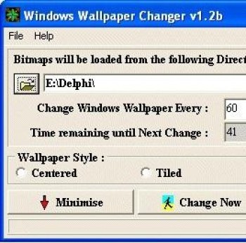 скриншот Windows Wallpaper Changer