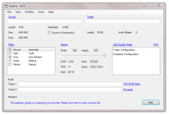 скриншот StaxRip