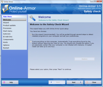 скриншот Online Armor Free