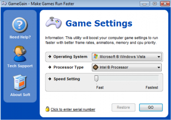скриншот GameGain