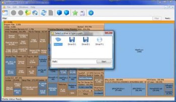 скриншот SpaceSniffer