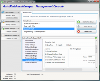 скриншот Auto Shutdown Manager
