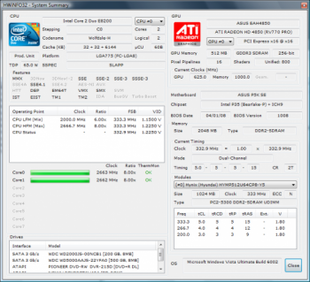 скриншот HWiNFO32