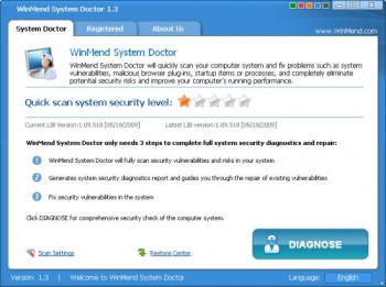 скриншот WinMend System Doctor
