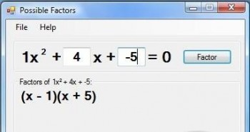 скриншот Possible Factors