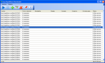 скриншот Easy RapidShare Downloader 