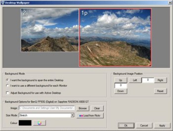 скриншот DisplayFusion