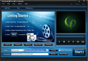 скриншот 4Easysoft MP4 to MP3 Converter
