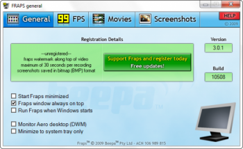 скриншот Fraps