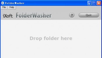 скриншот FolderWasher