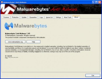 скриншот MalwareBytes Anti-malware Pro