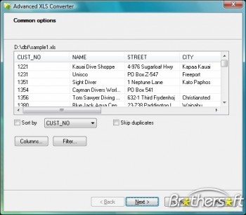 скриншот Advanced XLS Converter