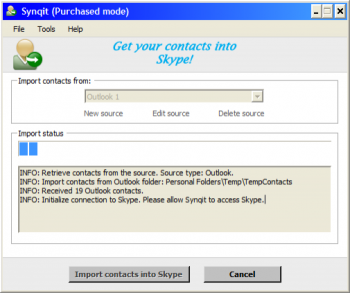 скриншот Synqit