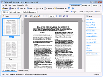 скриншот FileCenter Professional Plus