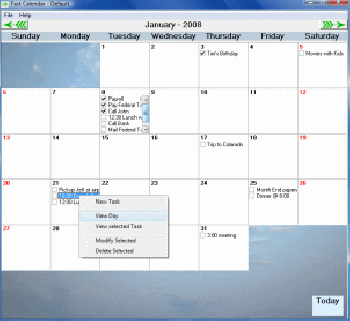 скриншот Fast Calendar