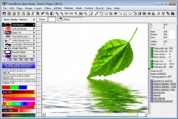 скриншот Pixarra Open Studio version