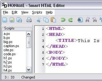 скриншот Smart HTML Editor