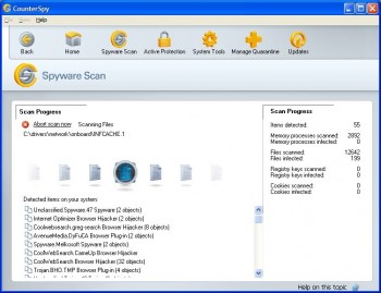 скриншот CounterSpy