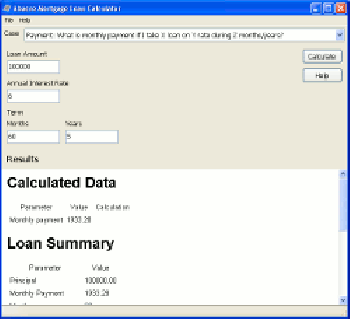скриншот Abacre Mortgage Loan Calculator