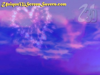 скриншот 3D Valentine Fireworks