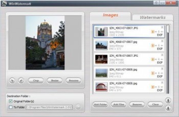 скриншот WinWatermark