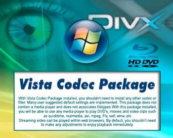 скриншот Vista Codec Package