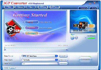 скриншот 3GP Converter 