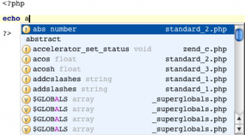 скриншот PhpStorm
