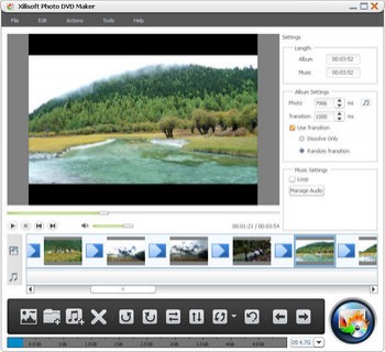 скриншот Xilisoft Photo DVD Maker
