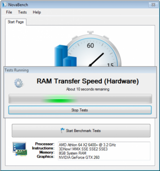 скриншот NovaBench