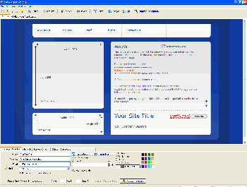 скриншот A4Desk Flash WebSite and Menu Builder
