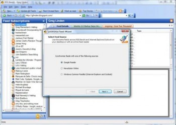 скриншот RSS Bandit
