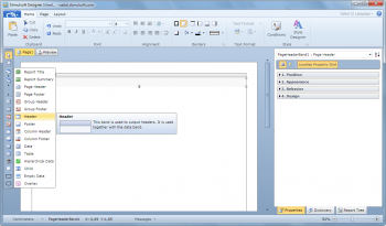 скриншот Stimulsoft Reports Designer.Silverlight