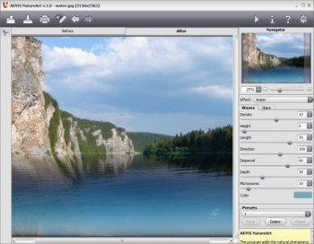 скриншот AKVIS NatureArt