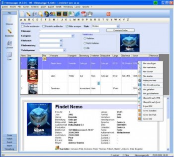 скриншот Filmmanager