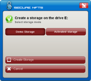 скриншот SecureNTFS