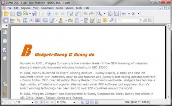 скриншот Foxit Phantom PDF Suite