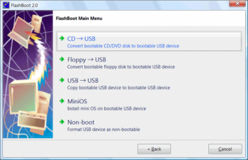 скриншот FlashBoot