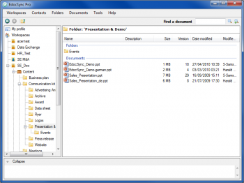 скриншот EdocSync
