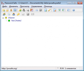 скриншот Password Safe