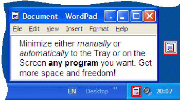 скриншот Actual Window Minimizer