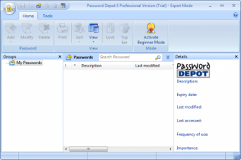 скриншот Password Depot