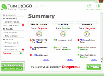 скриншот TuneUp360