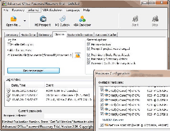 скриншот Advanced Office Password Recovery