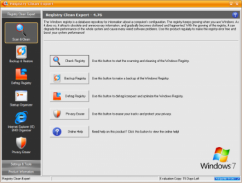 скриншот Registry Clean Expert