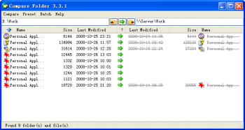 скриншот Compare Folder